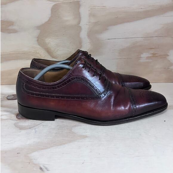 Magnanni - Martino Cap Toe Cognac - Oxfords Dress - Brown - Men\'s - 13 M - 19267 main image 4